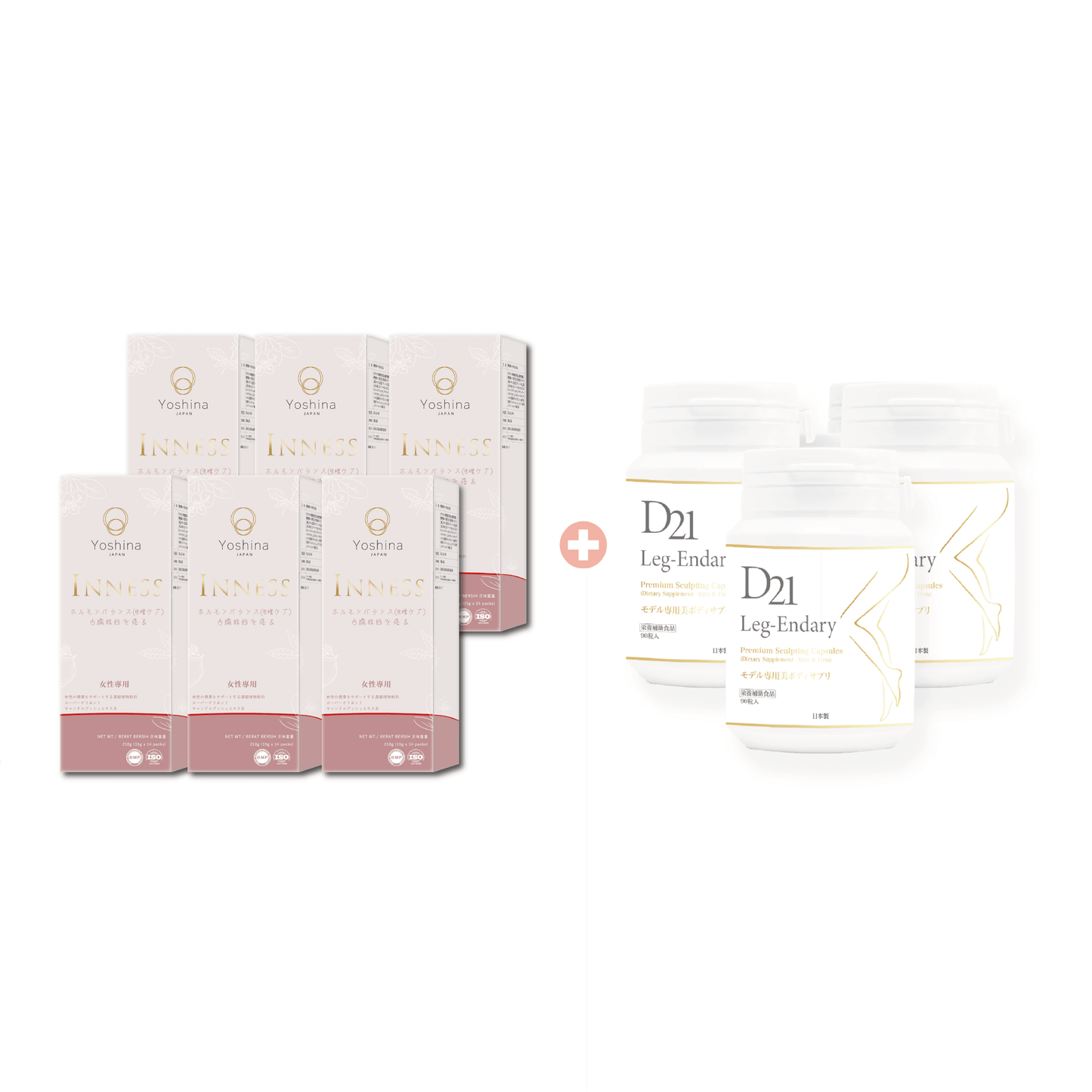 INNESS Endocrine Conditioning Essence【6 Boxes】 + D21 LEG-ENDARY Quick Stovepipe Pills【3 Bottles】