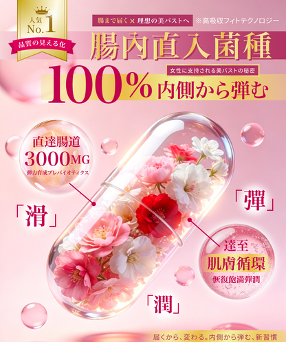Inness 彈力菌-【彈力益生原＋彈性蛋白】膠原自生｜腸植彈力菌｜4倍肌彈力提升