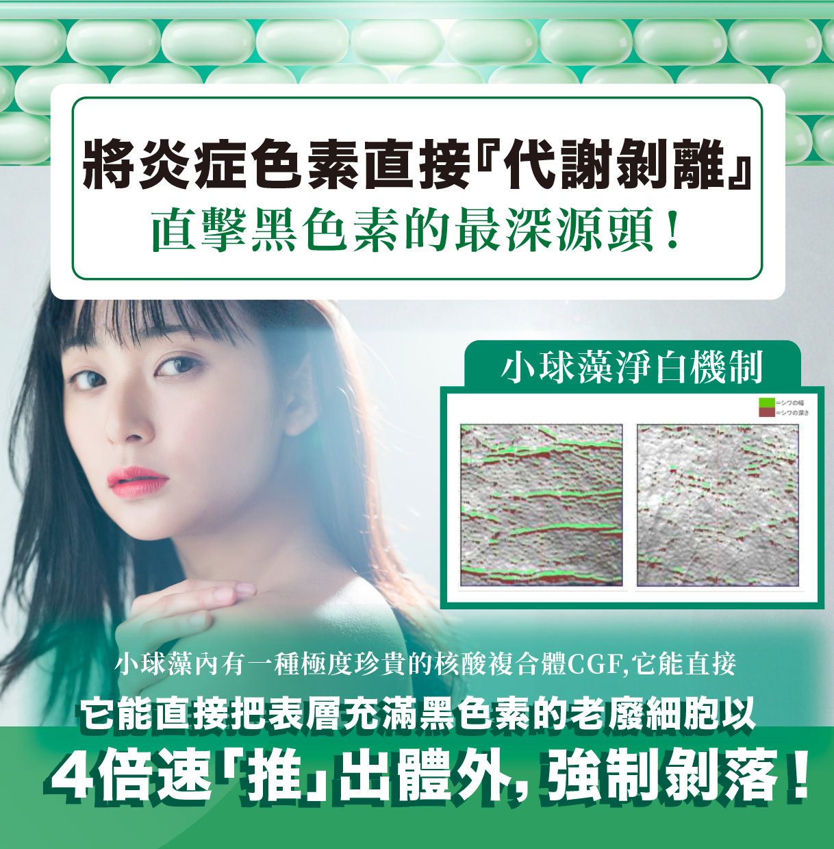 Inness 痘印種子｜痘印丸｜暗瘡印剋星｜噬黑因子｜強力除印除斑