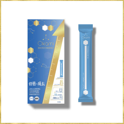 OKAMI 大神長骨素(金裝) 增高精華沖劑